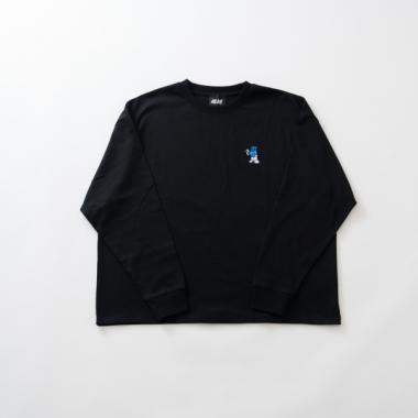 【GLSW.】【ヘビーウェイト天竺】アソート刺繍ロゴ長袖Tシャツ