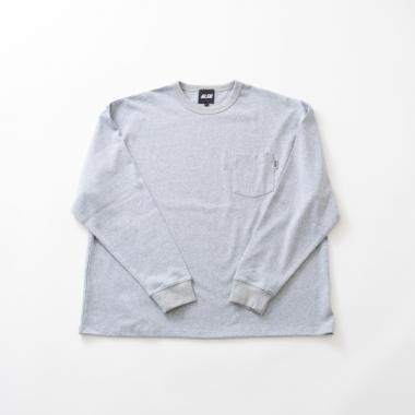【GLSW.】【ヘビーウェイト天竺】リフレクターロゴポケット長袖Tシャツ