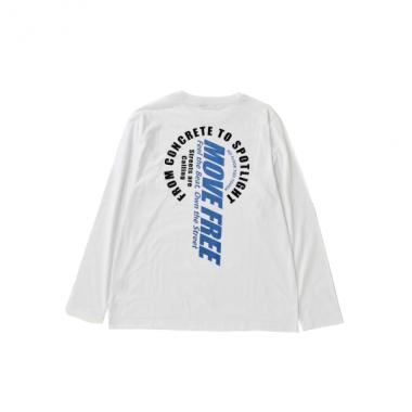 【プチプラ】バックサークルロゴ長袖Tシャツ