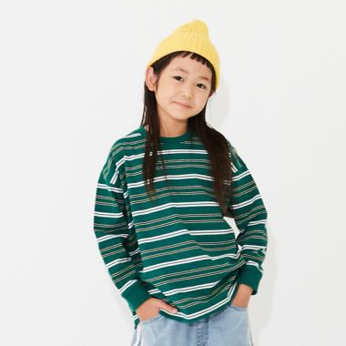 【SKIT0LY】ボーダー長袖Tシャツ