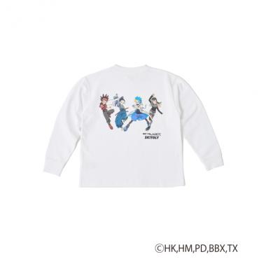 【SKIT0LY】【BAYBLADE X】プリント長袖Tシャツ