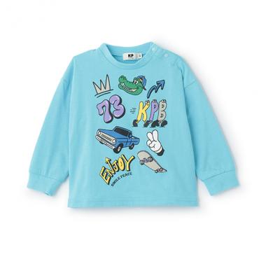 KPBポッププリント長袖Tシャツ