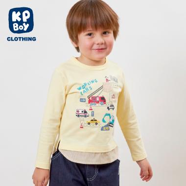 WORKINGCARSプリント長袖Tシャツ