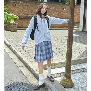 【予約商品/9月中旬～下旬お届け予定】【卒服】【家庭洗濯OK】サイドプリーツスカート