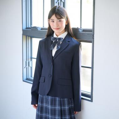 【予約商品/9月中旬～下旬お届け予定】【卒服】ウール2つ釦ジャケット