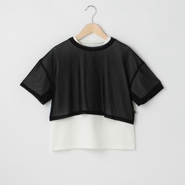 【AMI】シアーレイヤードTシャツ