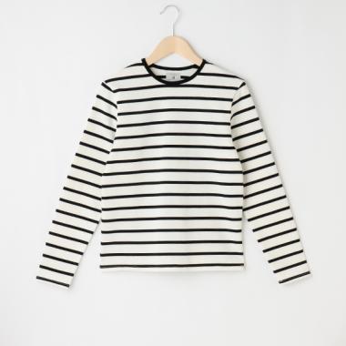 【AMI】ベーシックボーダーロングTシャツ
