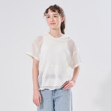 【AMI】メッシュパーカ×カップつきインナーセット