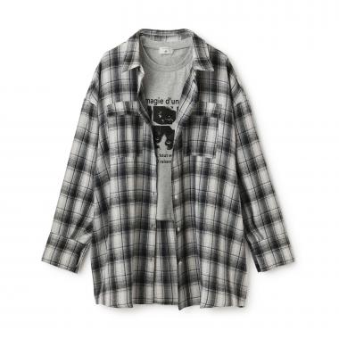 【AMI】ビッグシャツ×コンパクトTシャツセット