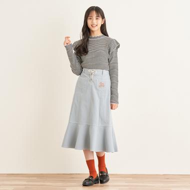 レースアップマーメイドスカート