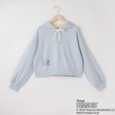 【PEANUTS】レインボーロゴパーカ