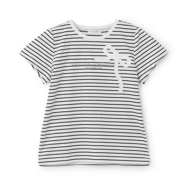 ギャザーリボンTシャツ