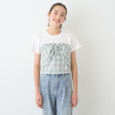 【ニコ☆プチ掲載】リボンビスチェTシャツ