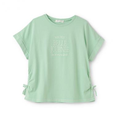 ピグメント加工ロゴTシャツ