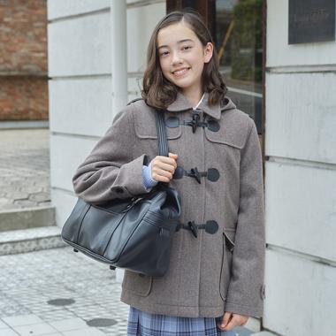 【予約商品/11月中旬～下旬お届け予定】【軽量キルティング裏地】ミドルダッフルコート