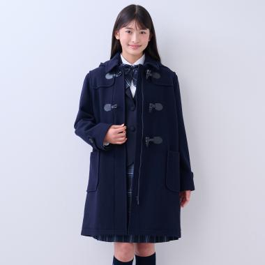 【予約商品/11月中旬～下旬お届け予定】【軽量キルティング裏地】 ダッフルコート