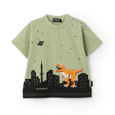 【人気商品再入荷】【直営店で取り扱い無し】街と恐竜半袖Tシャツ