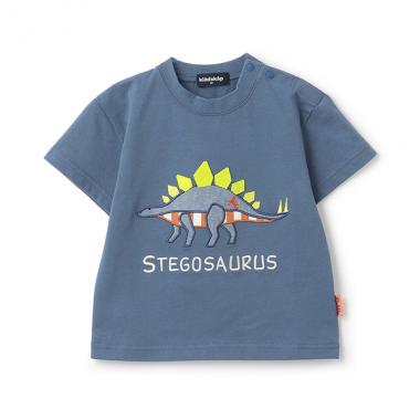 【人気商品再入荷】【直営店で取り扱い無し】恐竜アップリケ半袖Tシャツ