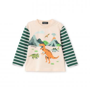 5392216恐竜の世界長袖Tシャツ
