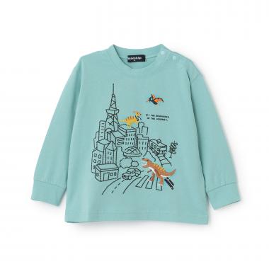 5343209：旅ザウルス長袖Tシャツ
