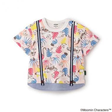 MOOMIN/ジャングル柄半袖Tシャツ