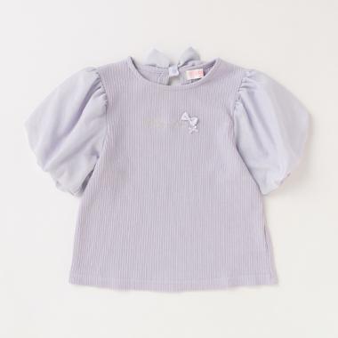 ロゴボリューム袖Tシャツ