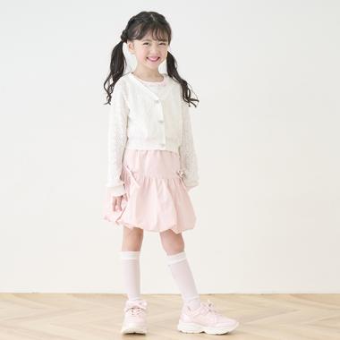 リボン　バルーンスカート