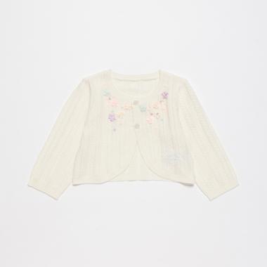 ☆リボン刺繍ニットボレロ