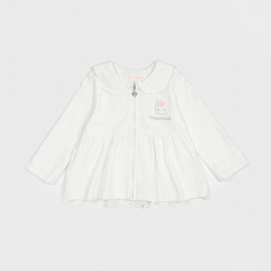 ウサギマスコットつきうさ耳ジップパーカ