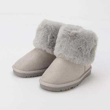 【人気商品再入荷】【直営店で取り扱い無し】フェイクファームートン風ブーツ