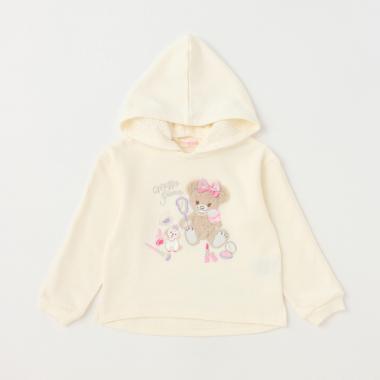 【人気商品再入荷】【直営店で取り扱い無し】クマモチーフパーカ