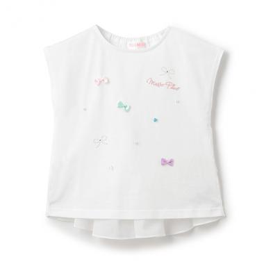【人気商品再入荷】【直営店で取り扱い無し】後ろフリル　Tシャツ
