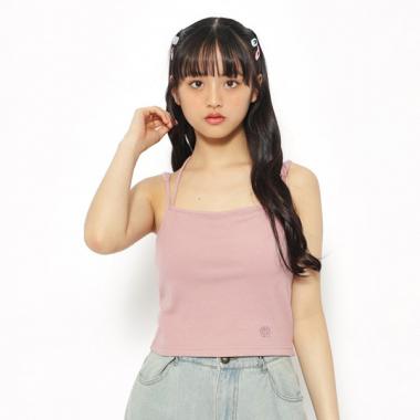 【パッド付】テレコキャミソール