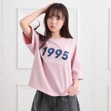 ミニ裏デザインアップリケTシャツ