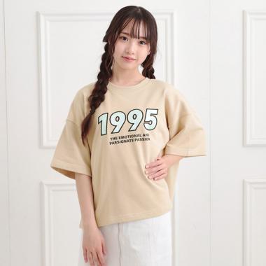 ミニ裏デザインアップリケTシャツ