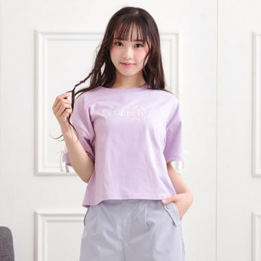 袖ラインリボンTシャツ