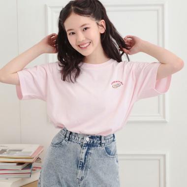 ワンポイント刺繍Tシャツ