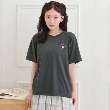 ワンポイント刺繍Tシャツ