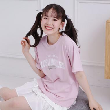 接触冷感カレッジロゴTシャツ