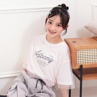 チュールドッキングビッグTシャツ