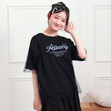 チュールドッキングビッグTシャツ
