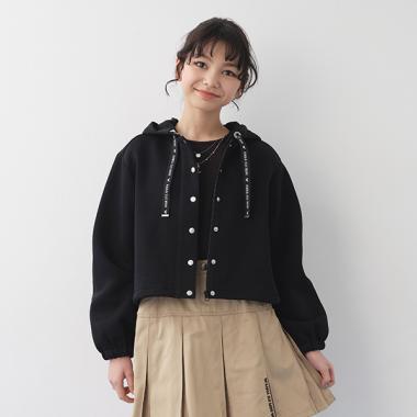 ダンボール短丈パーカ