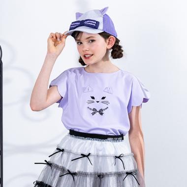 ネコフェイスTシャツ