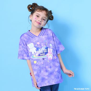 【ケアベア】タイダイ風ビッグTシャツ