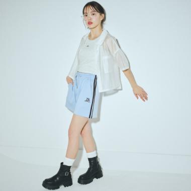 【LTXC】【接触冷感/ひんやり】ラインショートパンツ