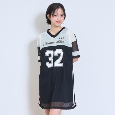 【LTXC】【接触冷感】インナーつきメッシュワンピ