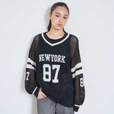 メッシュナンバーニットセット