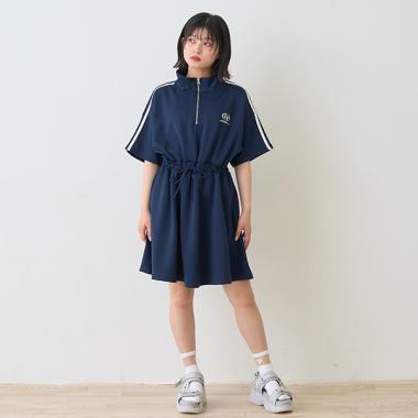 冷感トラックワンピース