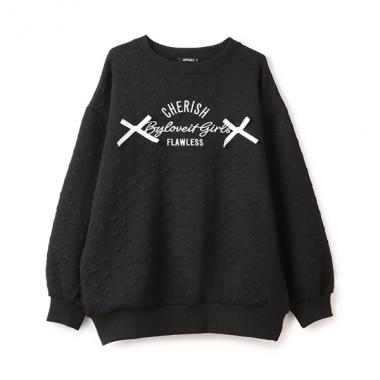 ロング丈プルオーバー