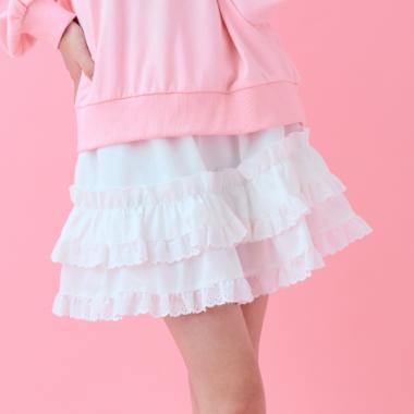 レースフリルスカート